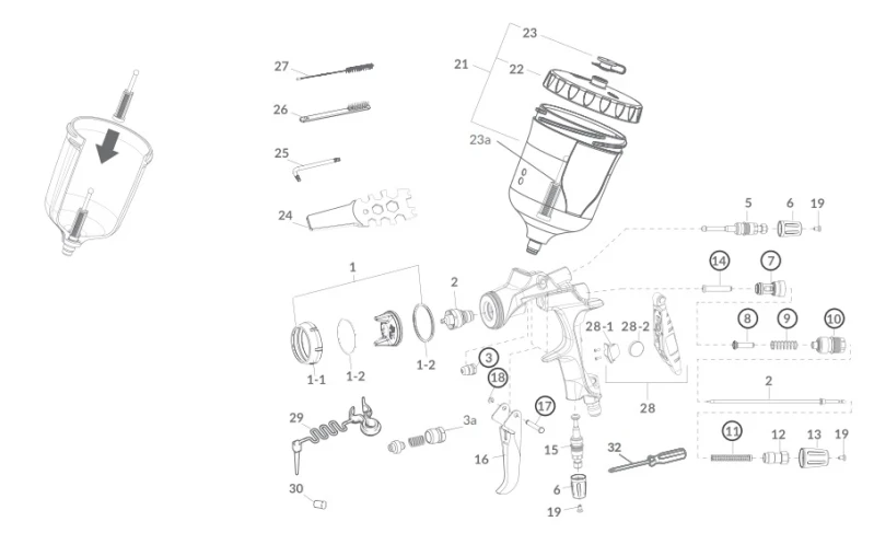 spare parts WS-400 BASE SERIES 2