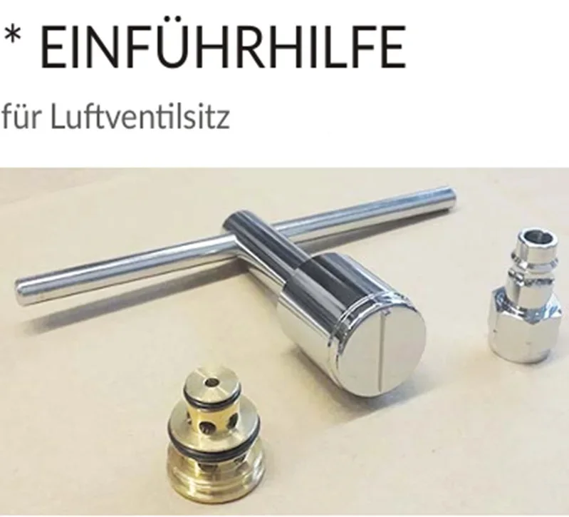 Einführhilfe Luftventilsitz