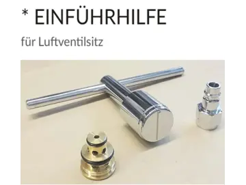 Einführhilfe Luftventilsitz