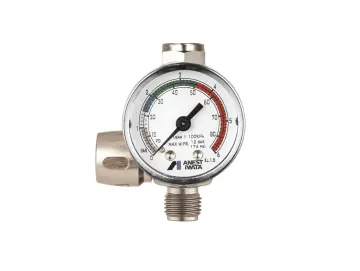 Pressure gauge for HVC pressure regulator