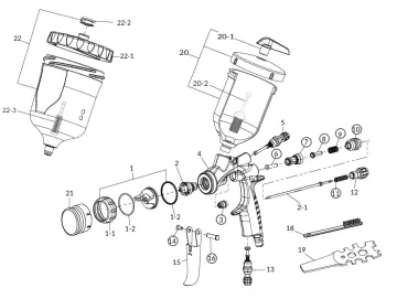 Anest Iwata Ersatzteile WS-Primer UV