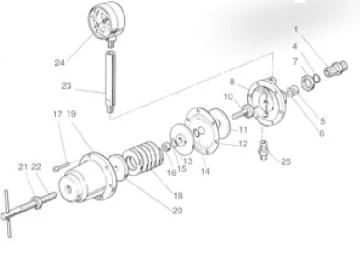 spare parts PR-B5 Fluid Back Pressure Regulator