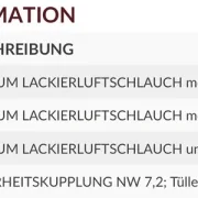 Sicherheitskupplung Bestellinformation